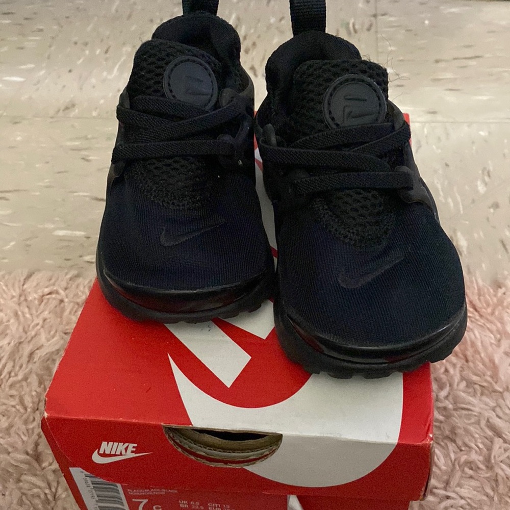 NIKE LITTLE PRESTO (TD) BLACK 7c